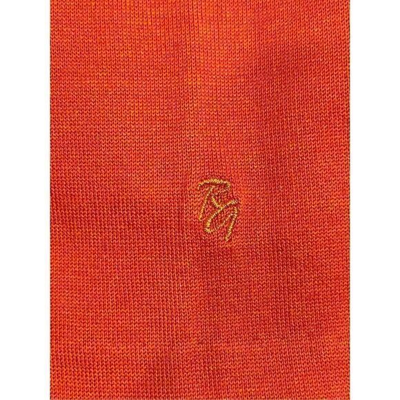 Robert Graham men’s polo T-shirt size XL Orange knowledge wisdom truth - Picture 6 of 7